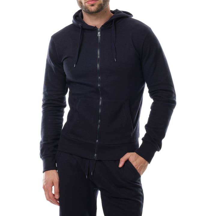Gilet à capuche RIXE-2-NAVY pour la vente par HOPENLIFE