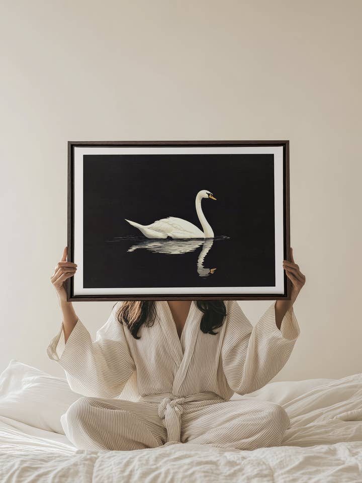 POÉSIE DU SILENCE, canvas wall art print for wholesale by Oleka Canvas