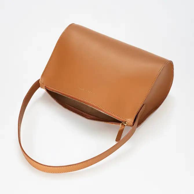 Minor History - Wholesale Shoulder Bag - Women's - The Hug Shoulder Bag - Saddle