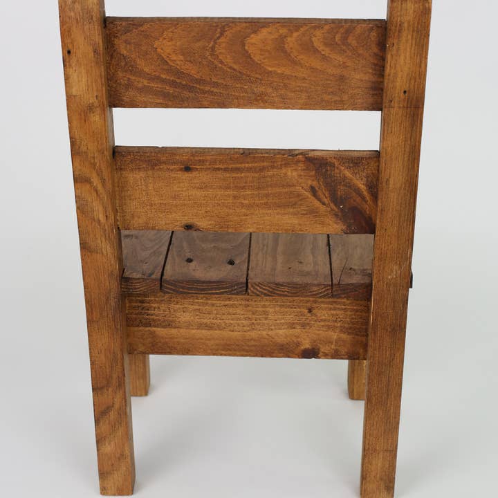 My Amigos Imports - Wholesale Chair - CLEARANCE-Farmhouse Wood Chair-12x9x20H inch-Display Chair1