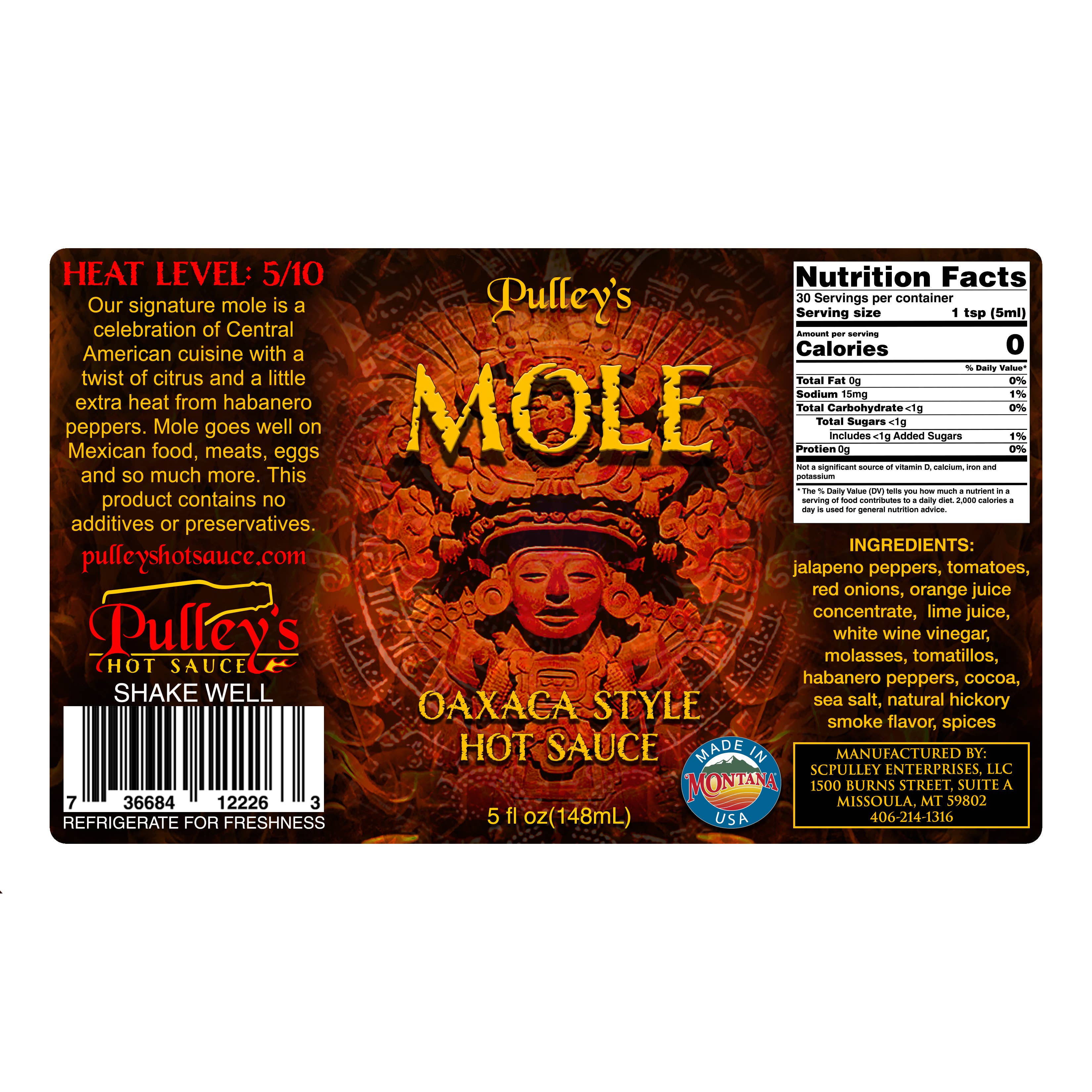Pulley's Hot Sauce - Wholesale Hot Sauce - Mole2