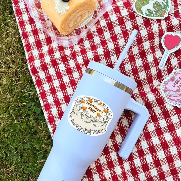 Art By Elowyn - Wholesale Sticker - Zodiac Cake Stickers - Individual Stickers 24