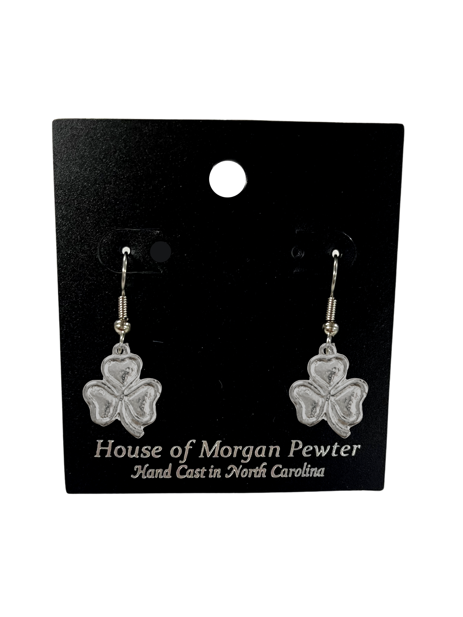 House of Morgan Pewter – Großhandel Schmucksets – Geschenke zum St. Patrick's Day — Klee-Ohrringe — Kleeblattschmuck5