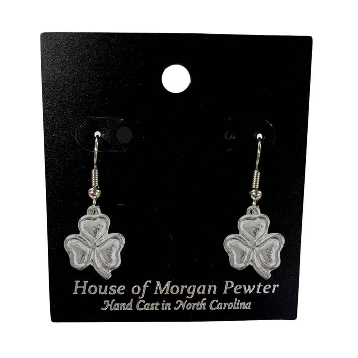 House of Morgan Pewter – Großhandel Schmucksets – Geschenke zum St. Patrick's Day — Klee-Ohrringe — Kleeblattschmuck5