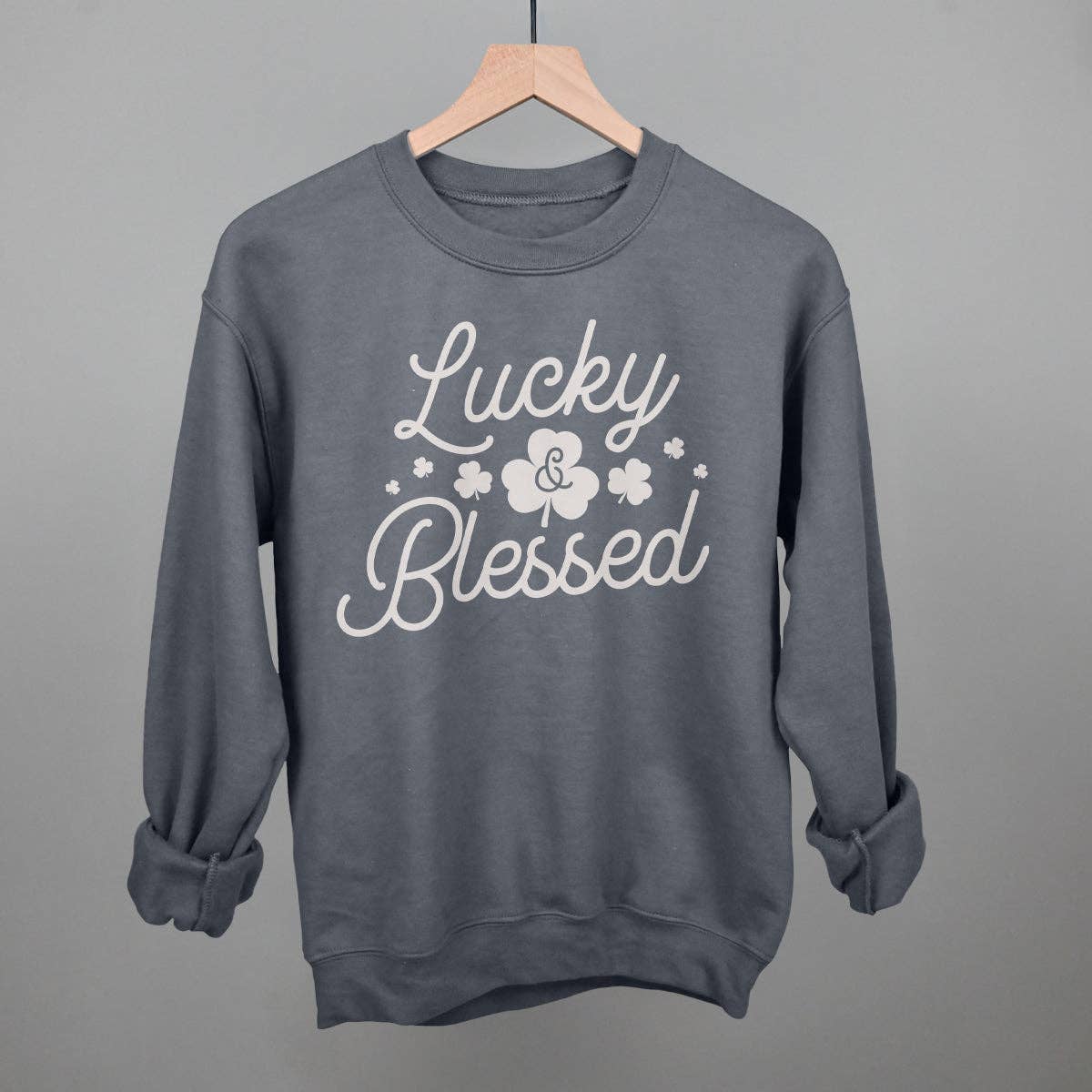 Ivy + Cloth - Wholesale Graphic Sweatshirt - Women's - Lucky and Blessed10