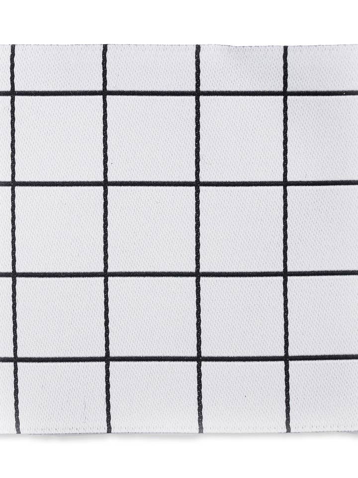 XXL-Weblabel *Grid black/white* - pack of 4 for wholesale by Paul und Clara