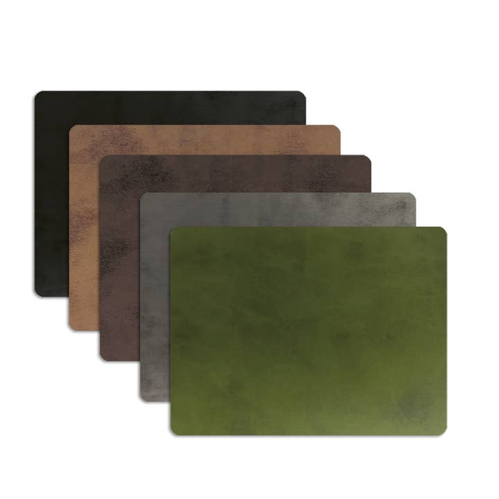 Tovaglietta in Pelle Vegana e Rame Rettangolare (42 x 32 cm) per la vendita all'ingrosso da parte di Davanti/Vía Deco Home