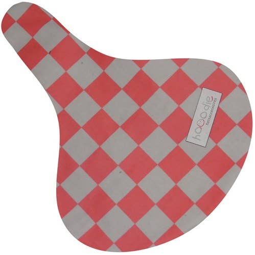bike butler - Wholesale Biking Accessories - Bicycle Saddle Cover - Waterproof - Pink Checkered