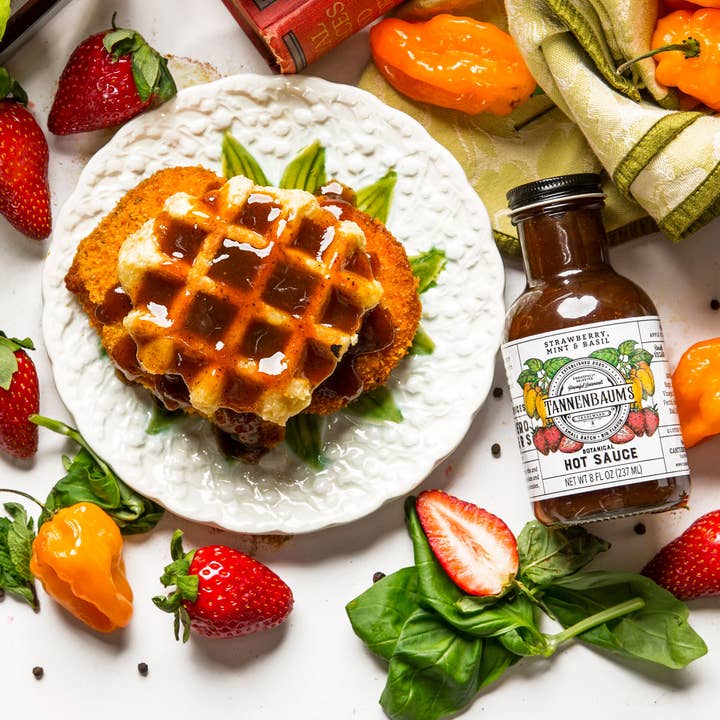 Tannenbaum Foods - Vendita all'ingrosso Salse piccanti - Salsa piccante botanica alla fragola, menta e basilico1