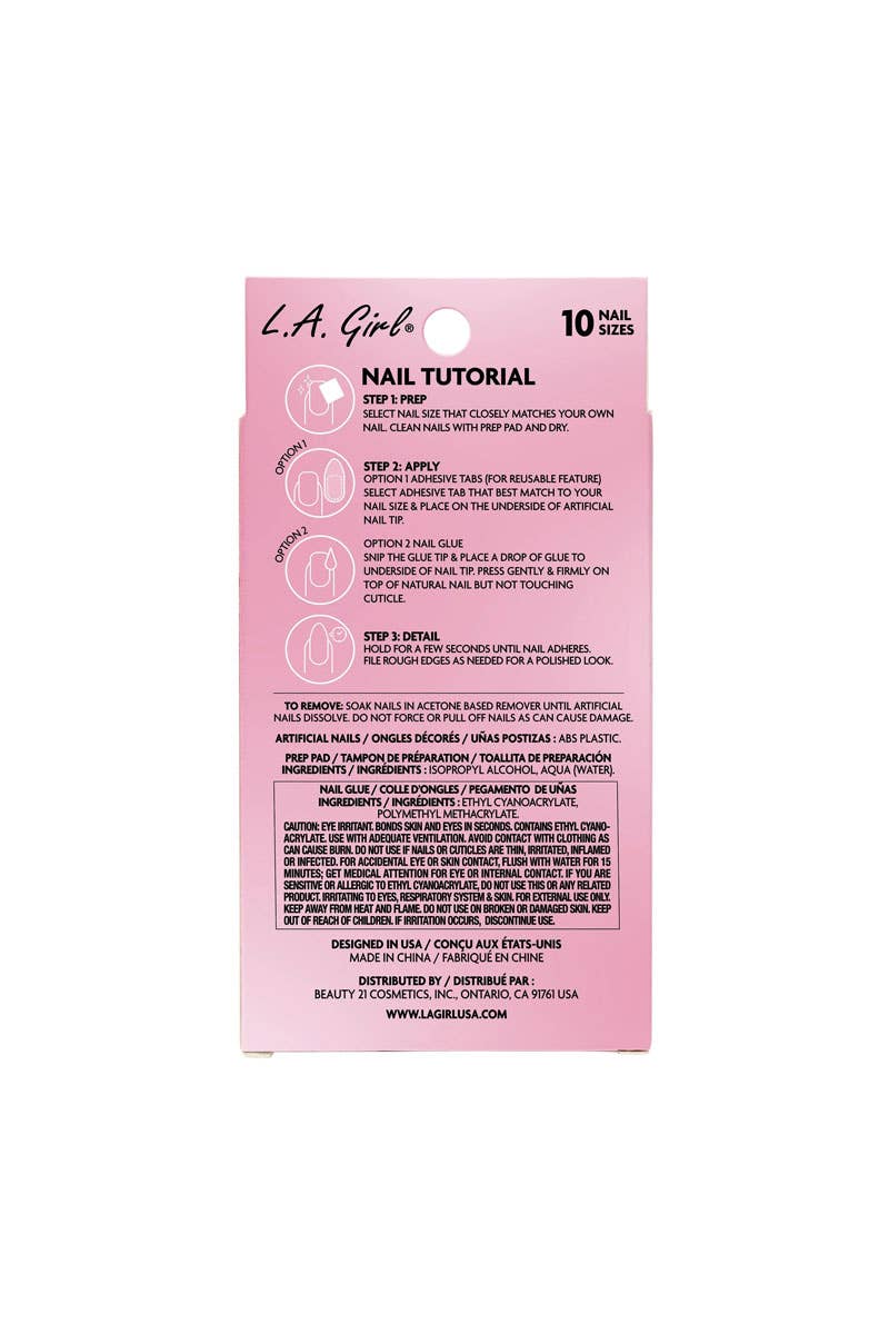 PINEAPPLE Beauty – Unhas falsas por atacado – LA Girl GNT142 Luxe Shine Unhas Falsas Favoritas - 36