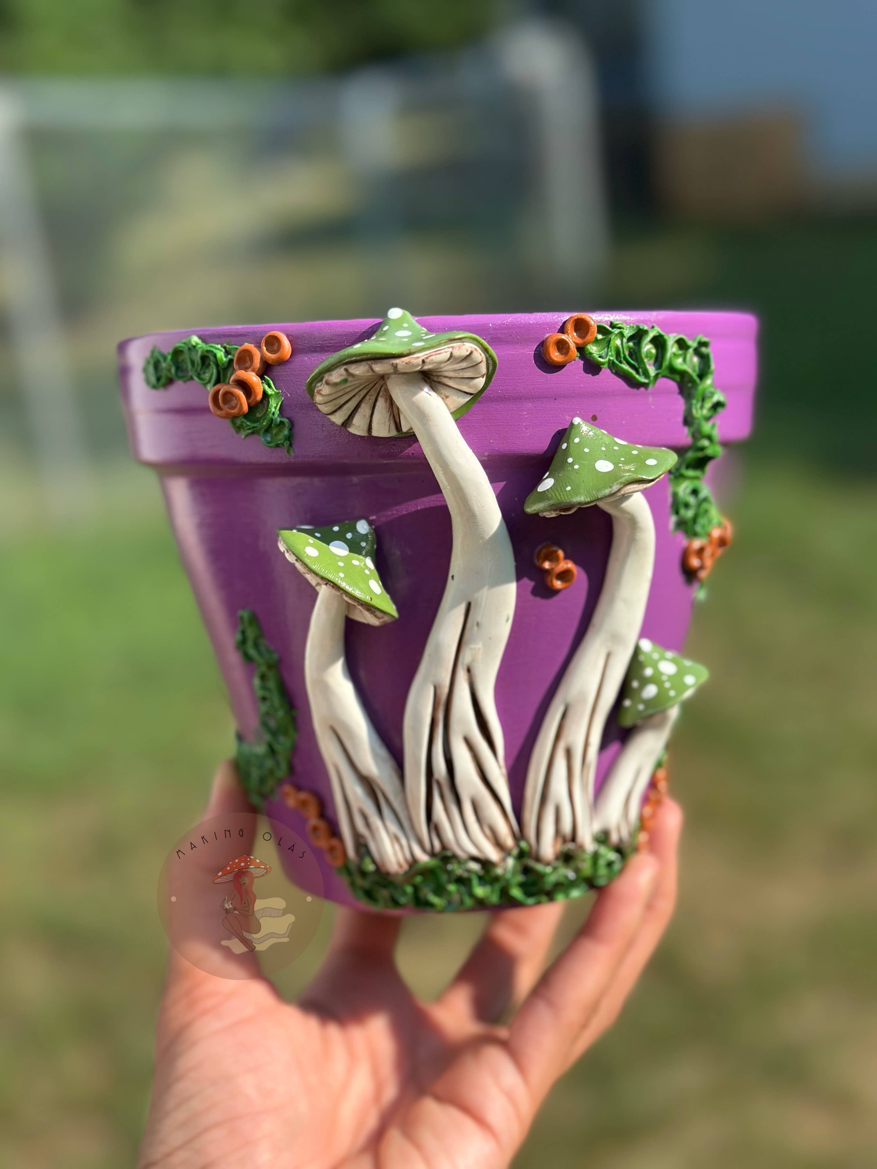 Making Olás – Engroshandel Plantekrukke – Plantekrukker | Svampe - Fremstilles efter bestilling6