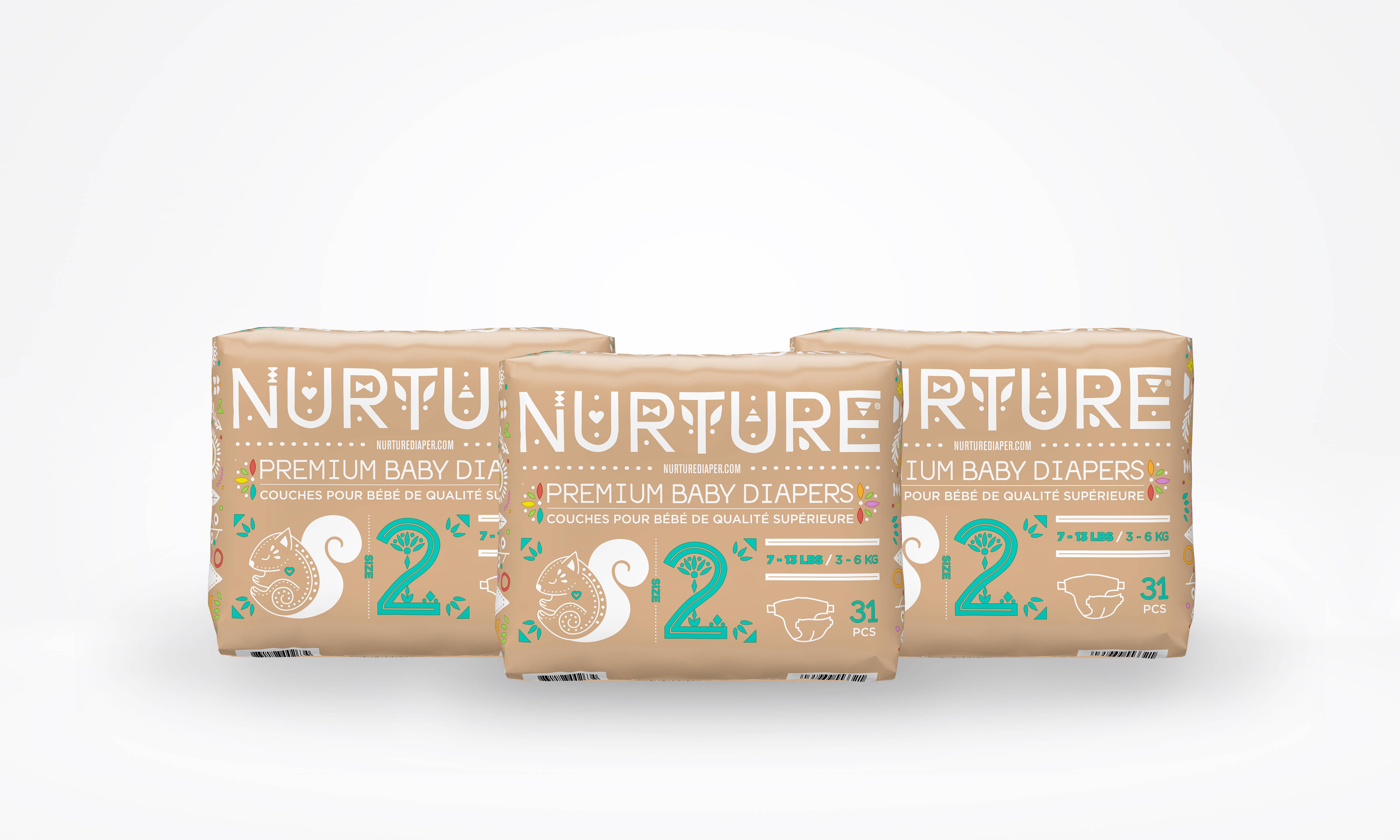 BioBag America Inc - Wholesale Diaper (Cloth) - Baby - Nurture Diapers Size 1-6 , Chemical Free, Ultra Absorbent13