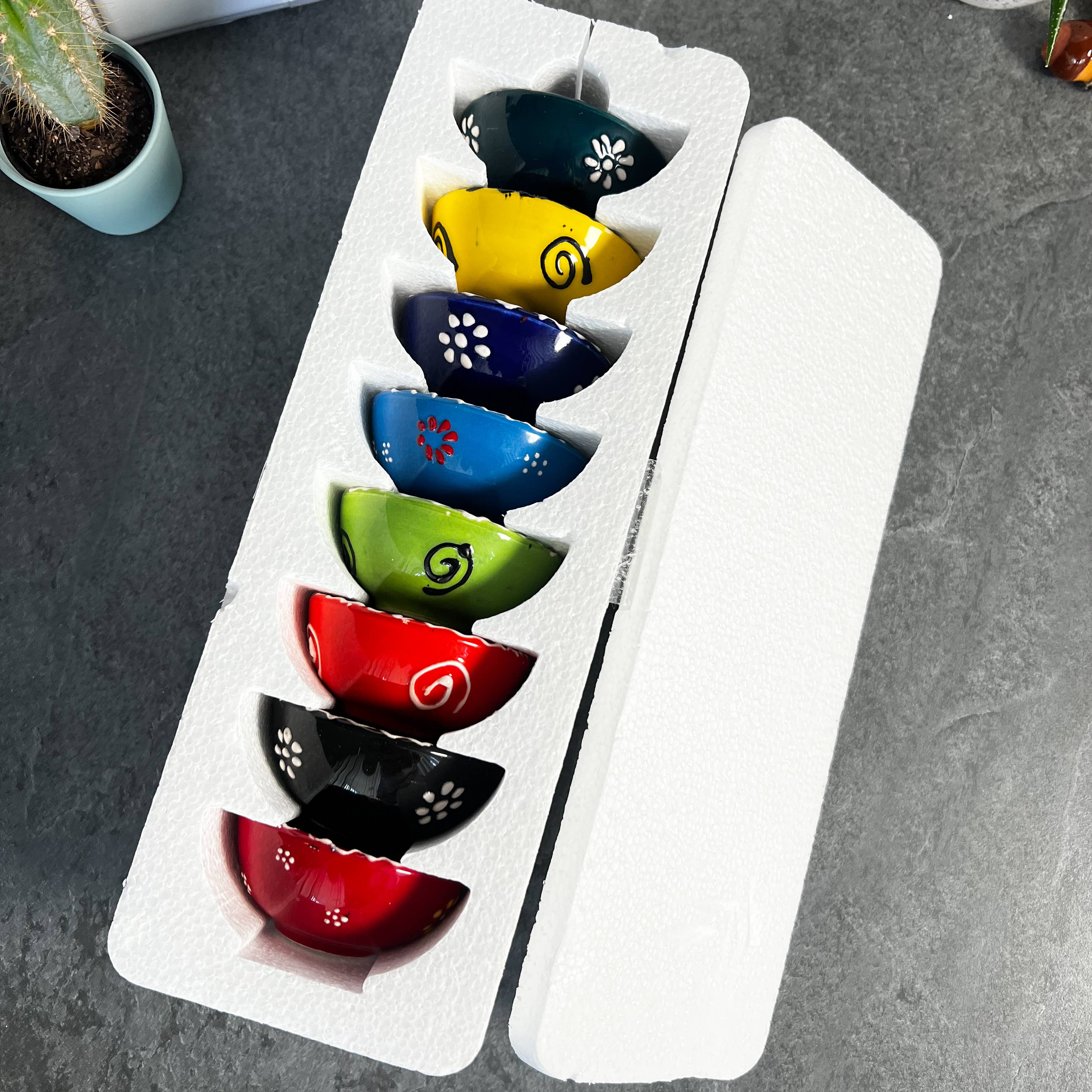 Umays Boho - Wholesale Bowl - Handpainted Ceramic Bowls, Small Tapas Bowls, Trinket Dishes3