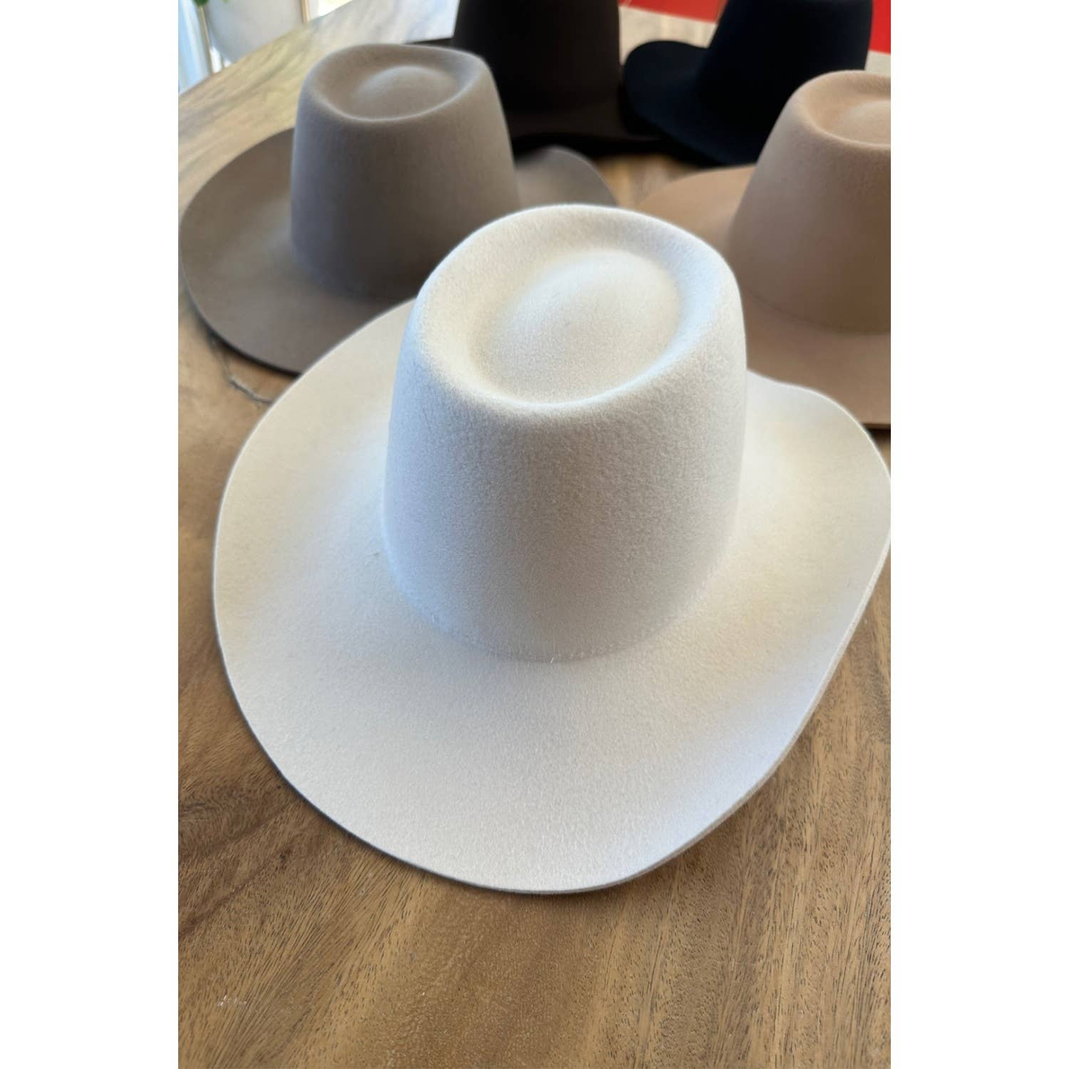 One and Only Accessories - Vente Chapeau en feutre - femme - Bonnet Western Gambler en laine australienne7