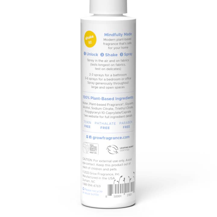 Grow Fragrance - Wholesale Room & Linen Spray - Wildflower Rain Air and Fabric Freshener