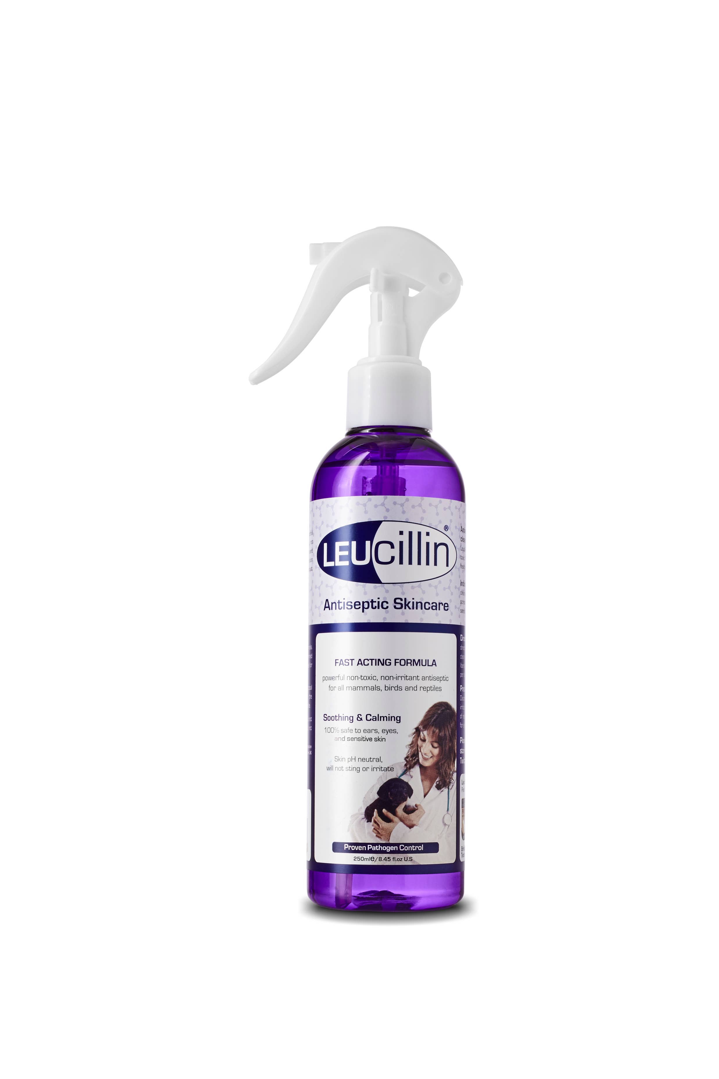 Leucillin – wholesale Pet spray – Cat/dog – Leucillin Pet Antiseptic Spray Retail Starter Pack3