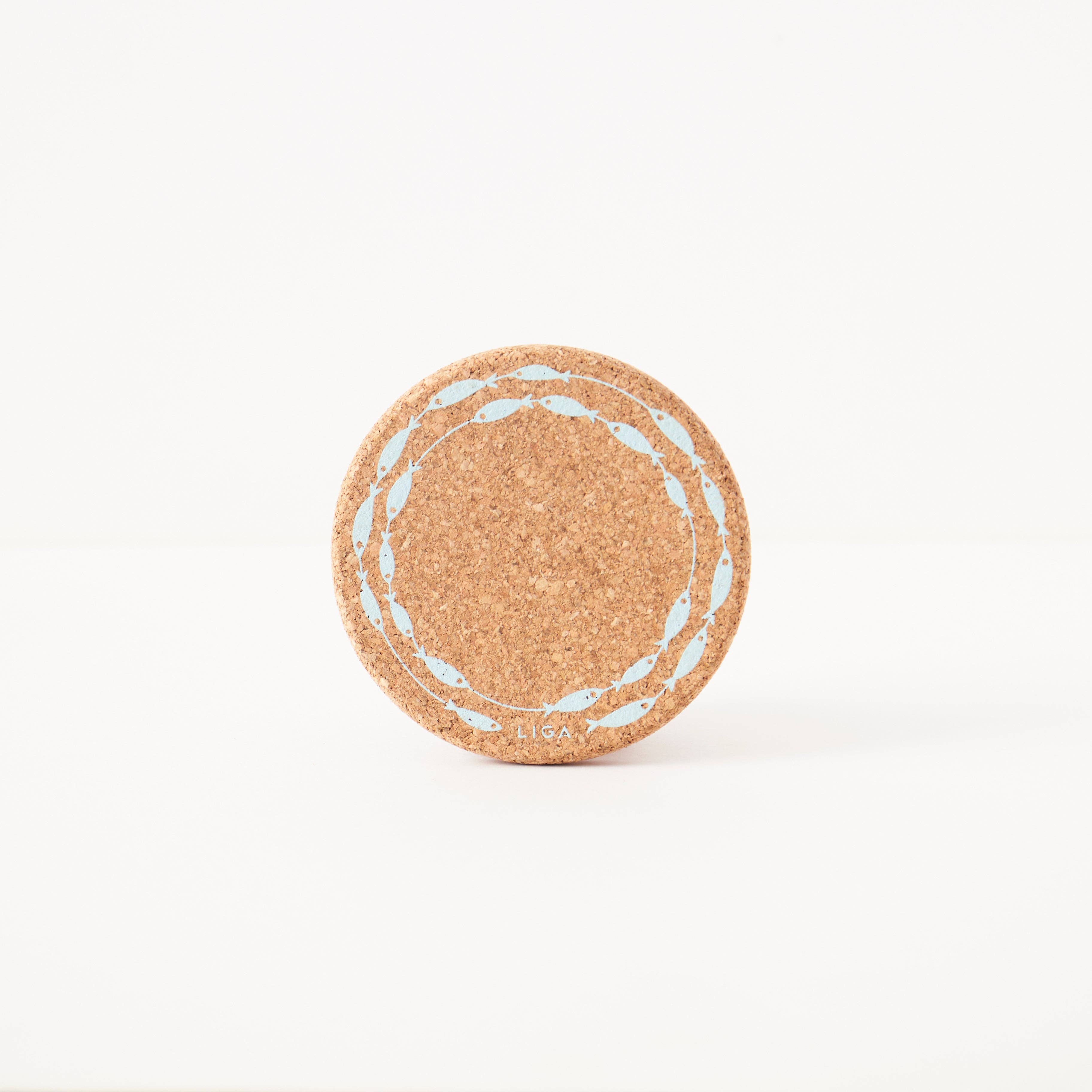 LIGA – wholesale Coasters – Cork Coasters | Fish On A Line Sky0