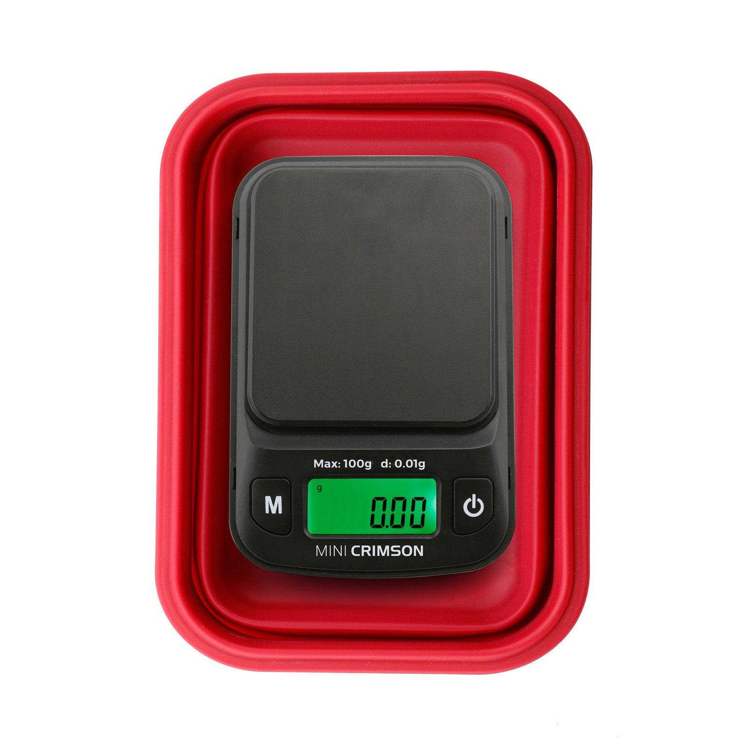 Cannatron - Wholesale Kitchen Tool/Gadget - Truweigh Mini Crimson Collapsible Bowl 100G X 0.01G13