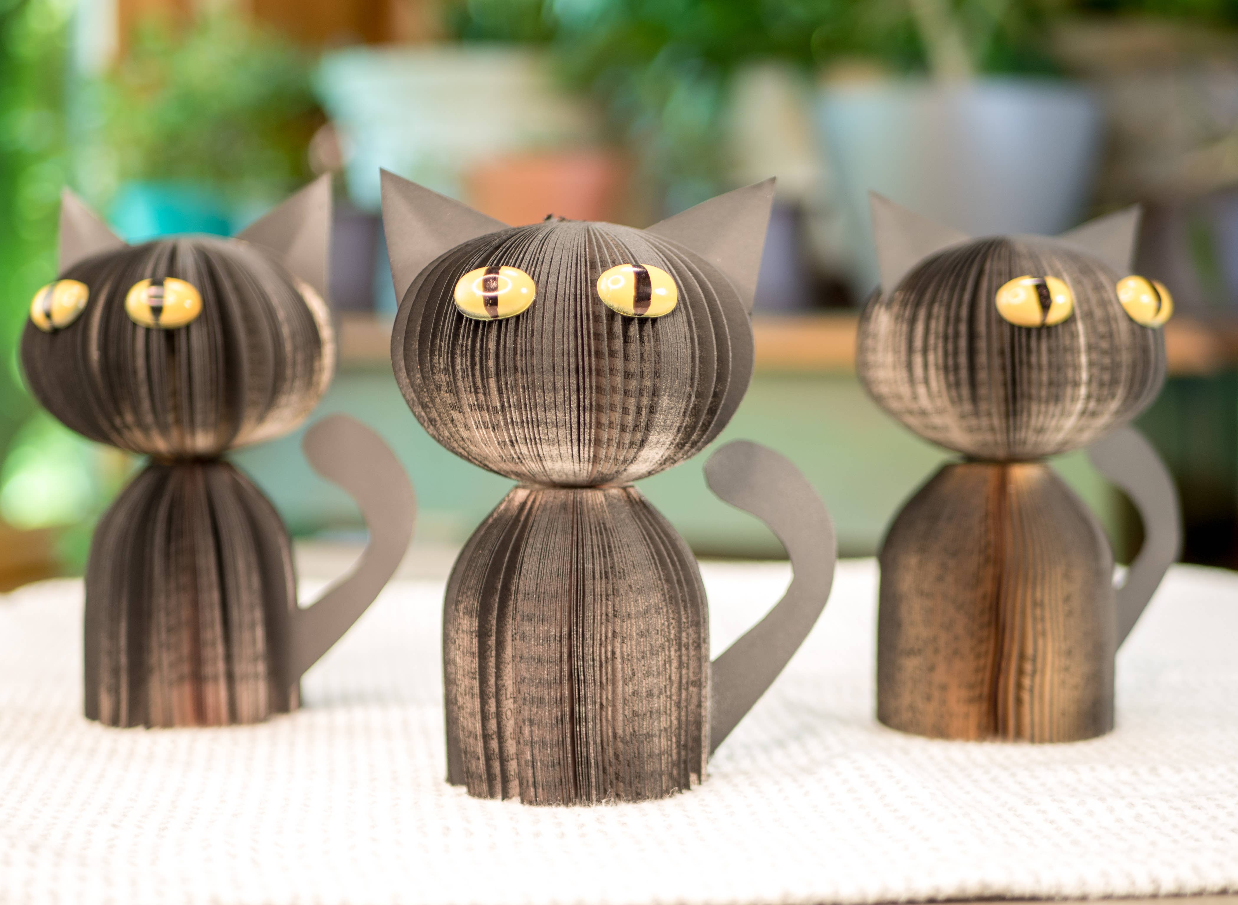 Root To Vine – wholesale Decorative tabletop object – Spooky Black Cat-Halloween Decor-Book Gift-Fall Decor1