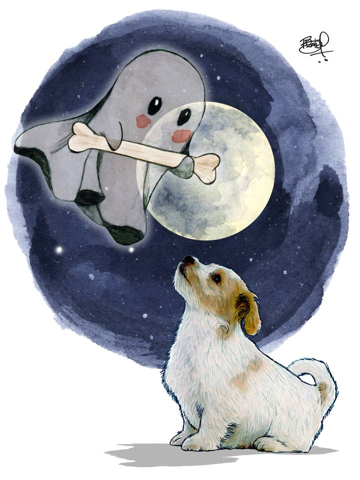 Trick Then Treat #271 - vertical for wholesale by Shawn Braley Illustration