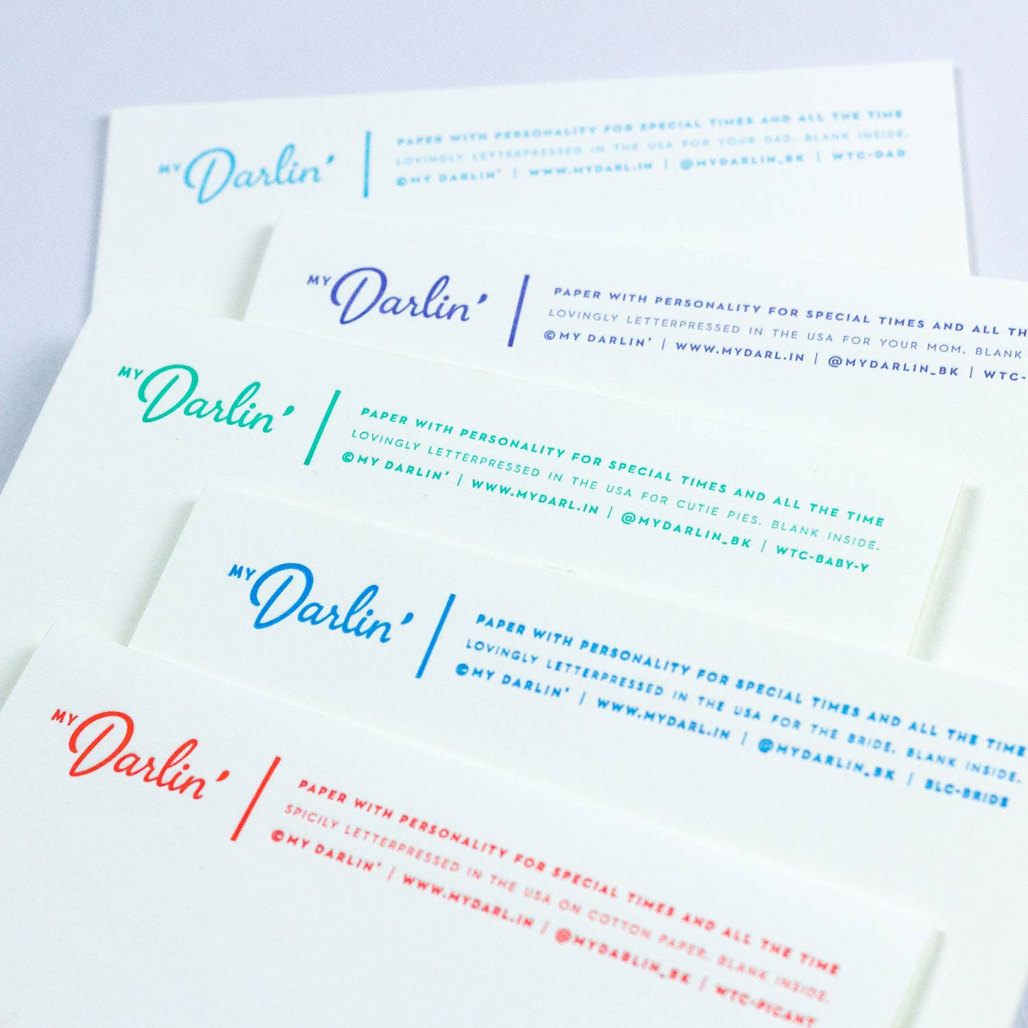 My Darlin' - Venta al por mayor Tarjetas del Día de la Madre - Tarjeta tipográfica Wood Type Mama para el Día de la Madre4