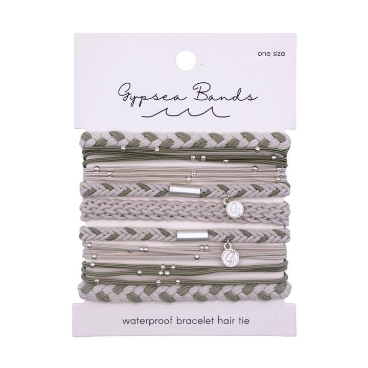 Bracelets Élastiques pour Cheveux Mist (Pré-pack de 10 cartes) pour la vente par Gypsea bands