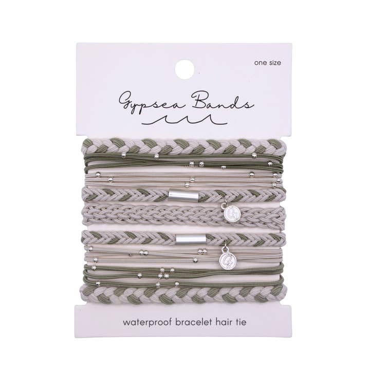 Bracelets Élastiques pour Cheveux Mist (Pré-pack de 10 cartes) pour la vente par Gypsea bands