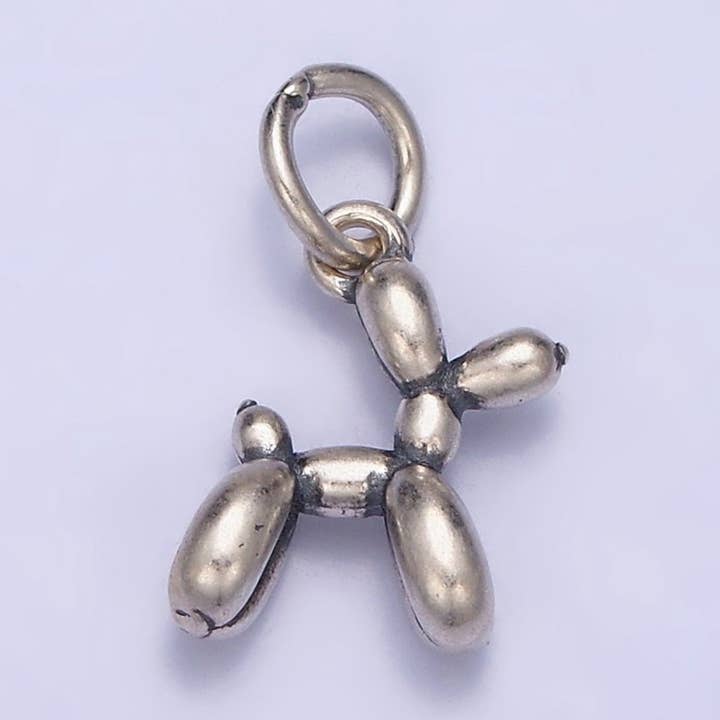 Sterling sølv S925 hundeballon kæledyrsdyr charm | SL-290 for engroshandel hos Aim Eternal