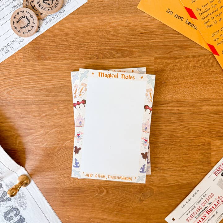 White Magical Notes Post-It Notepad for wholesale on Faire3
