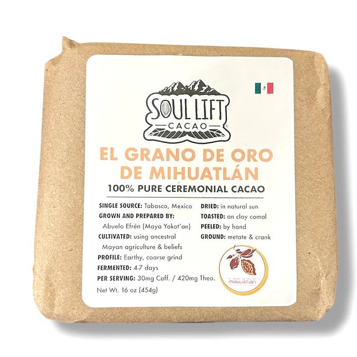 Soul Lift Cacao - Wholesale Hot cocoa mix/kit - El Grano de Oro de Miahuatlán 100% Pure Ceremonial Cacao Paste from Mexico3