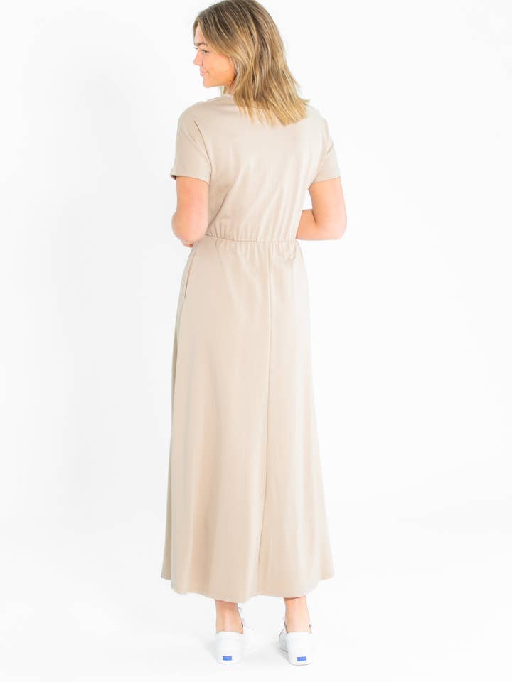 Inherit Clothing Company - Wholesale Dress - Women's - Ella Cinched Waist Maxi Dress