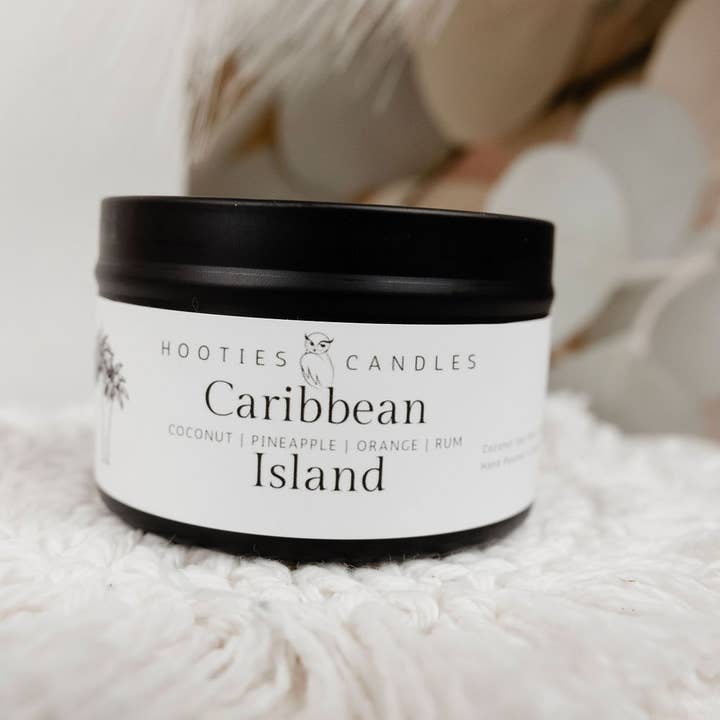 Hooties Candles and Things - Wholesale Jar/Filled Candle - Caribbean Island Candle1