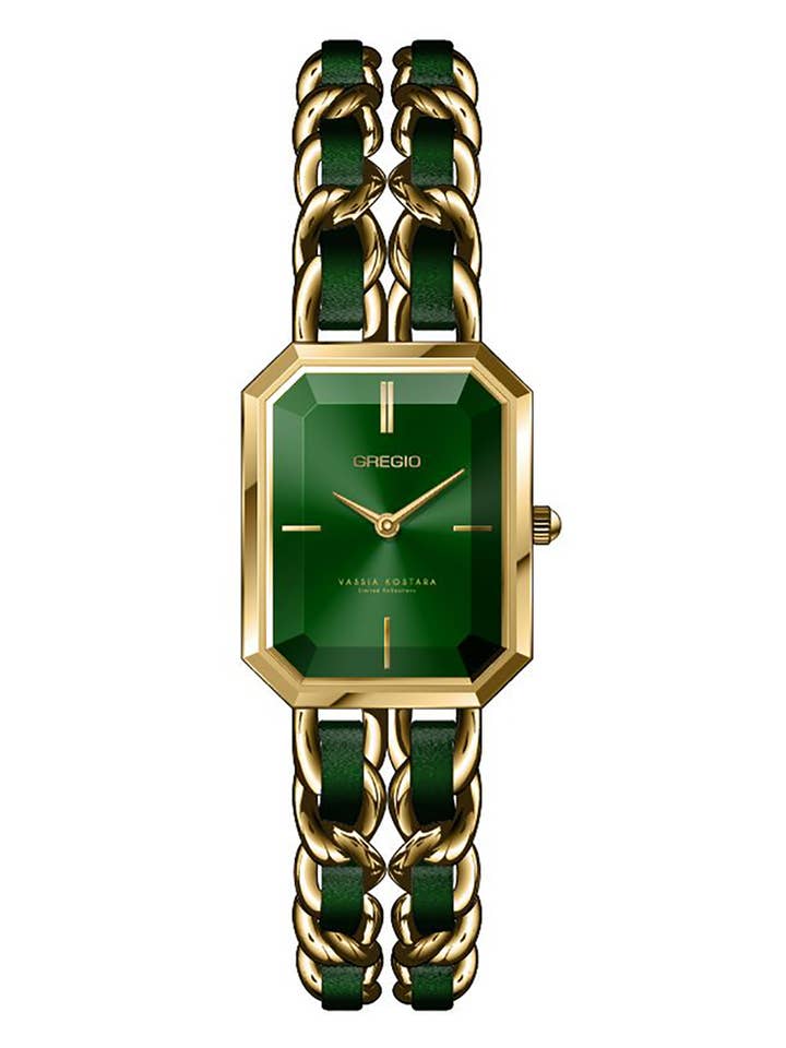 GREGIO VK Collectie Gouden Roestvrijstalen Armband VK102021 voor wholesale door GREGIO