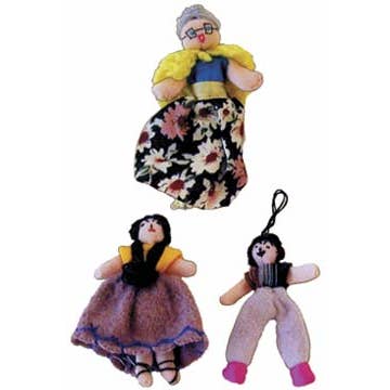 Tesoros Trading Company - Wholesale Doll - Kids - Arpillera Dolls, Peru1