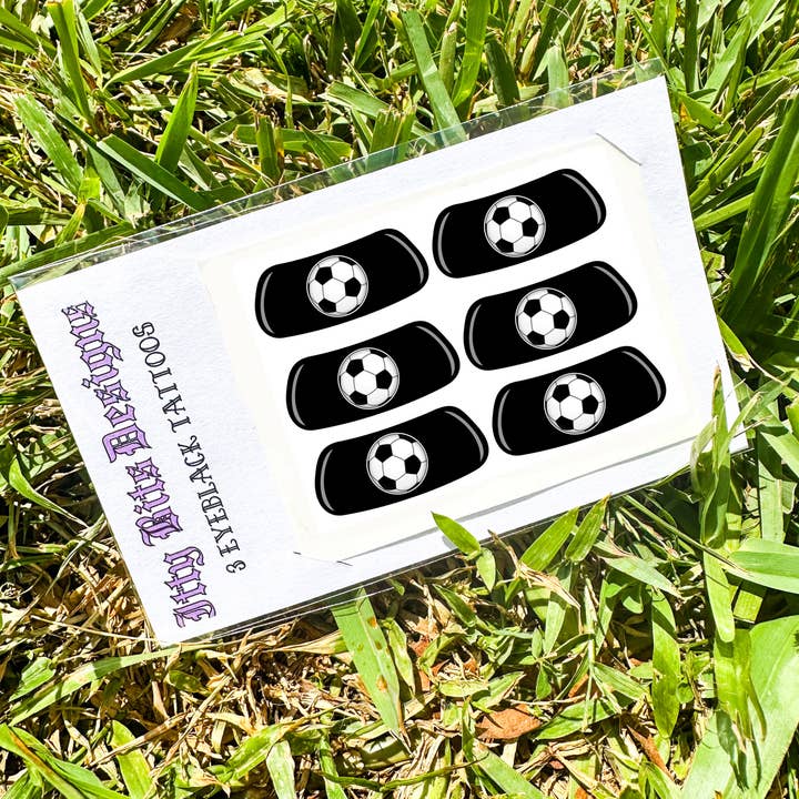 Itty Bits Designs - Wholesale Temporary Tattoo - Soccer Eye Black Temporary Tattoos0