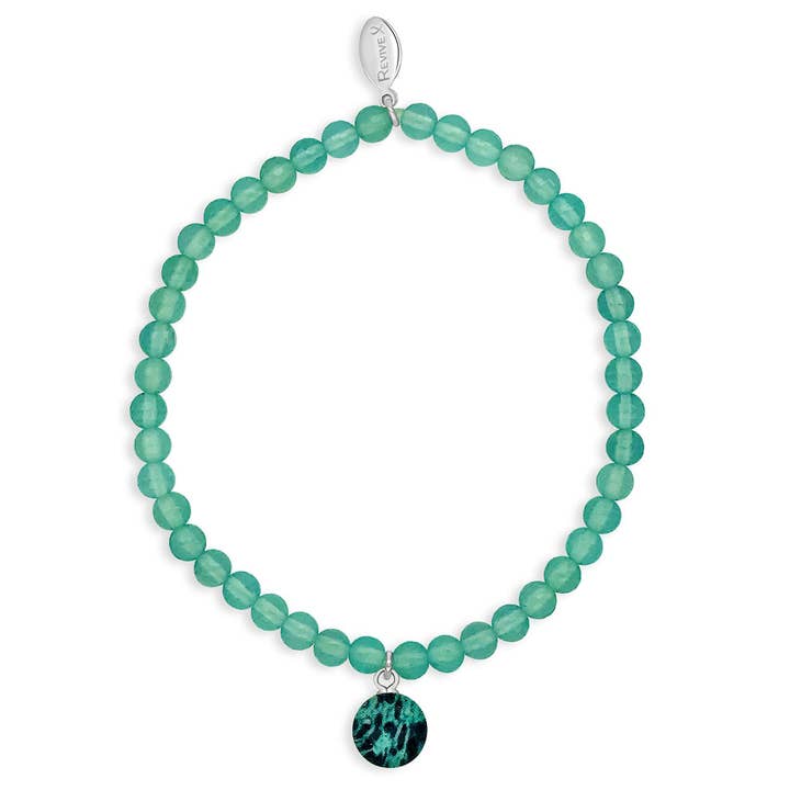 Braccialetto elasticizzato per la ricerca sul cancro ovarico per la vendita all'ingrosso da parte di Revive Jewelry