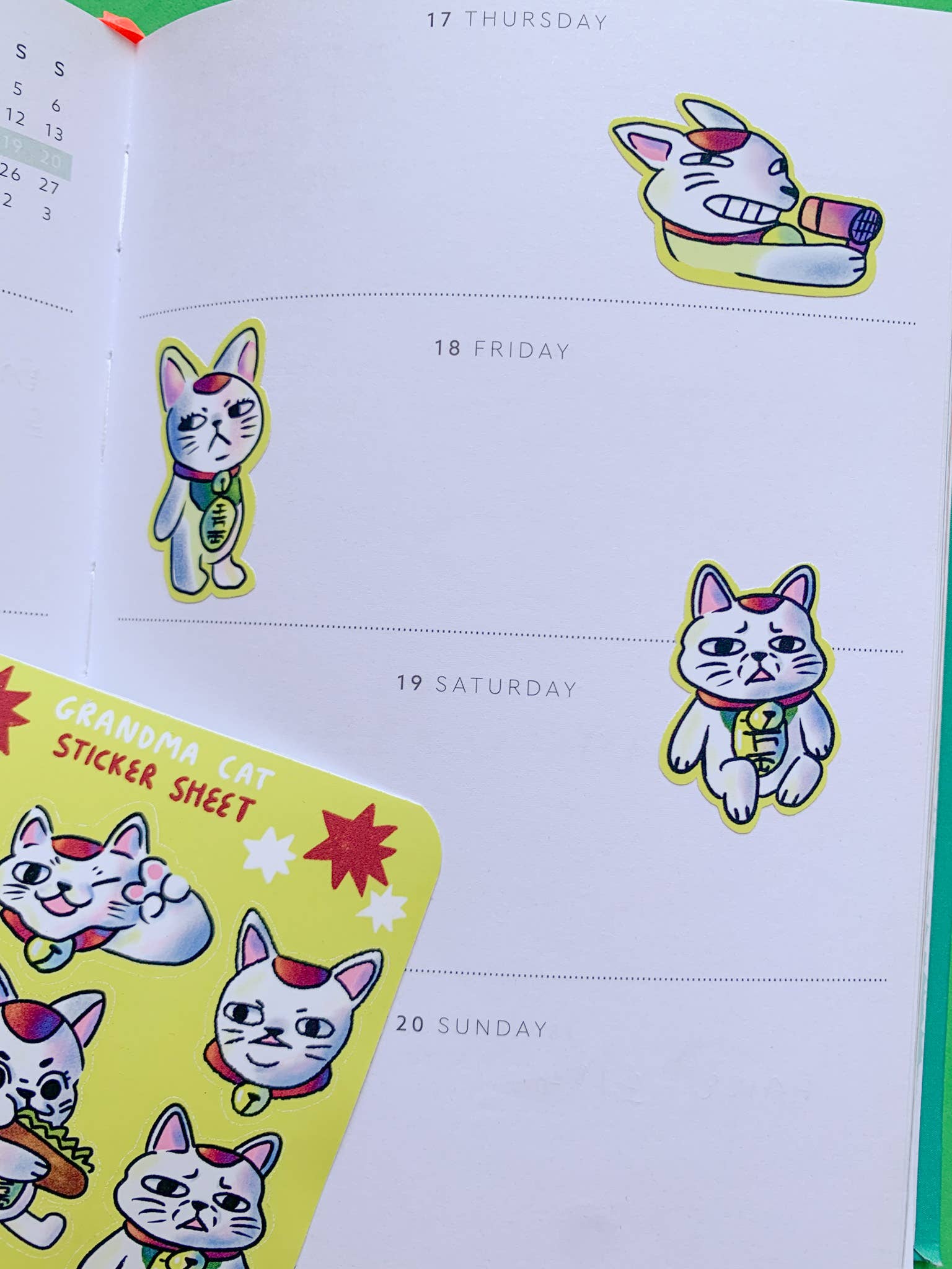 Sophie Heywood - Vente Autocollant - Feuille d'autocollants Turbo Granny DanDaDan Matt4