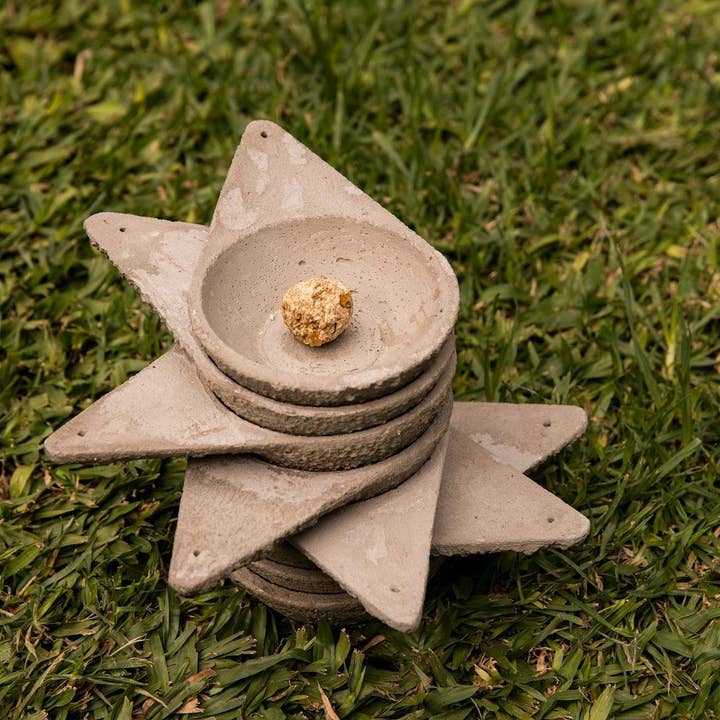 Incensário Triangular de Cimento por atacado de Magic Moon