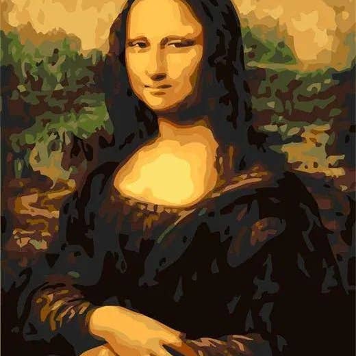 Mona Lisa (Feito nos EUA | Enviado dos EUA) por atacado de Paint with Number