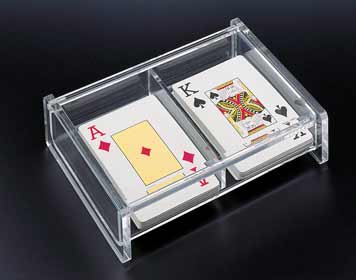 Huang Acrylic - Wholesale Playing Cards - Two Deck Playing Cards Box For Poker, Bridge3