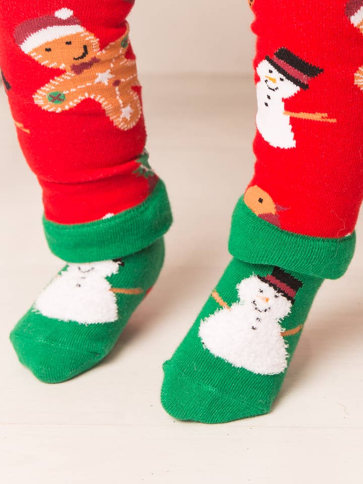 Snowman Socks for wholesale by Blade and Rose Limited