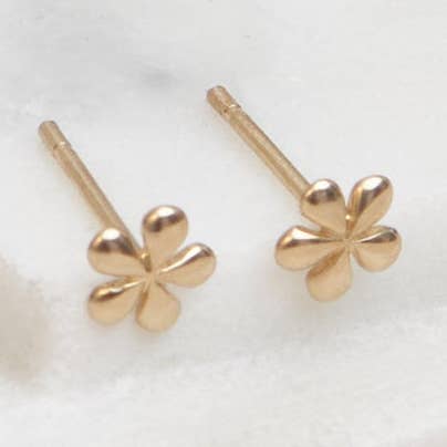 Daisy Studs - 14K Solid Gold for wholesale by Hayden B. Jewelry