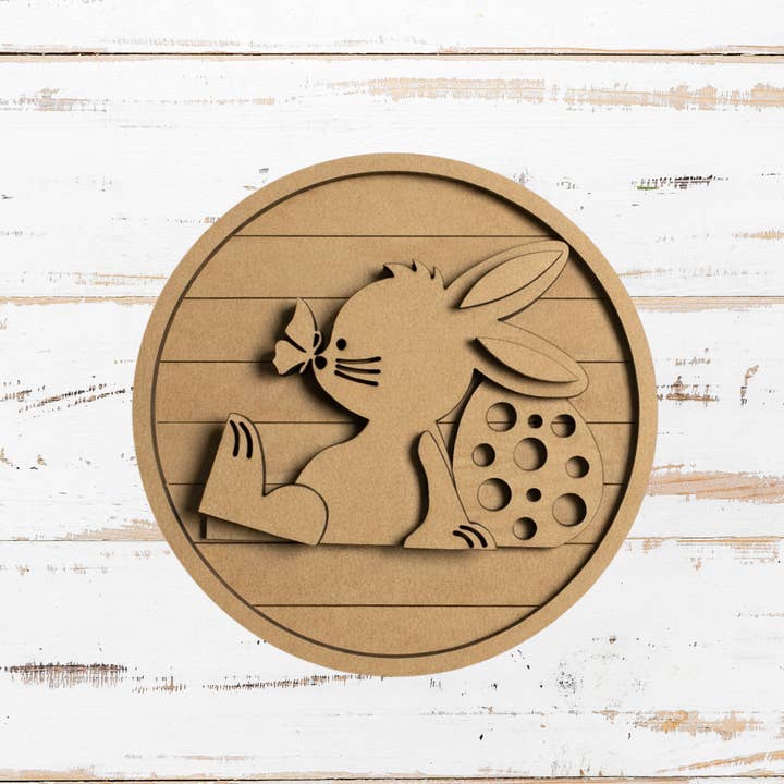 Bunny Add-On | Interchangeable “O”– Home Sweet Home DIY Kit for wholesale by Crazy Daisy Designs