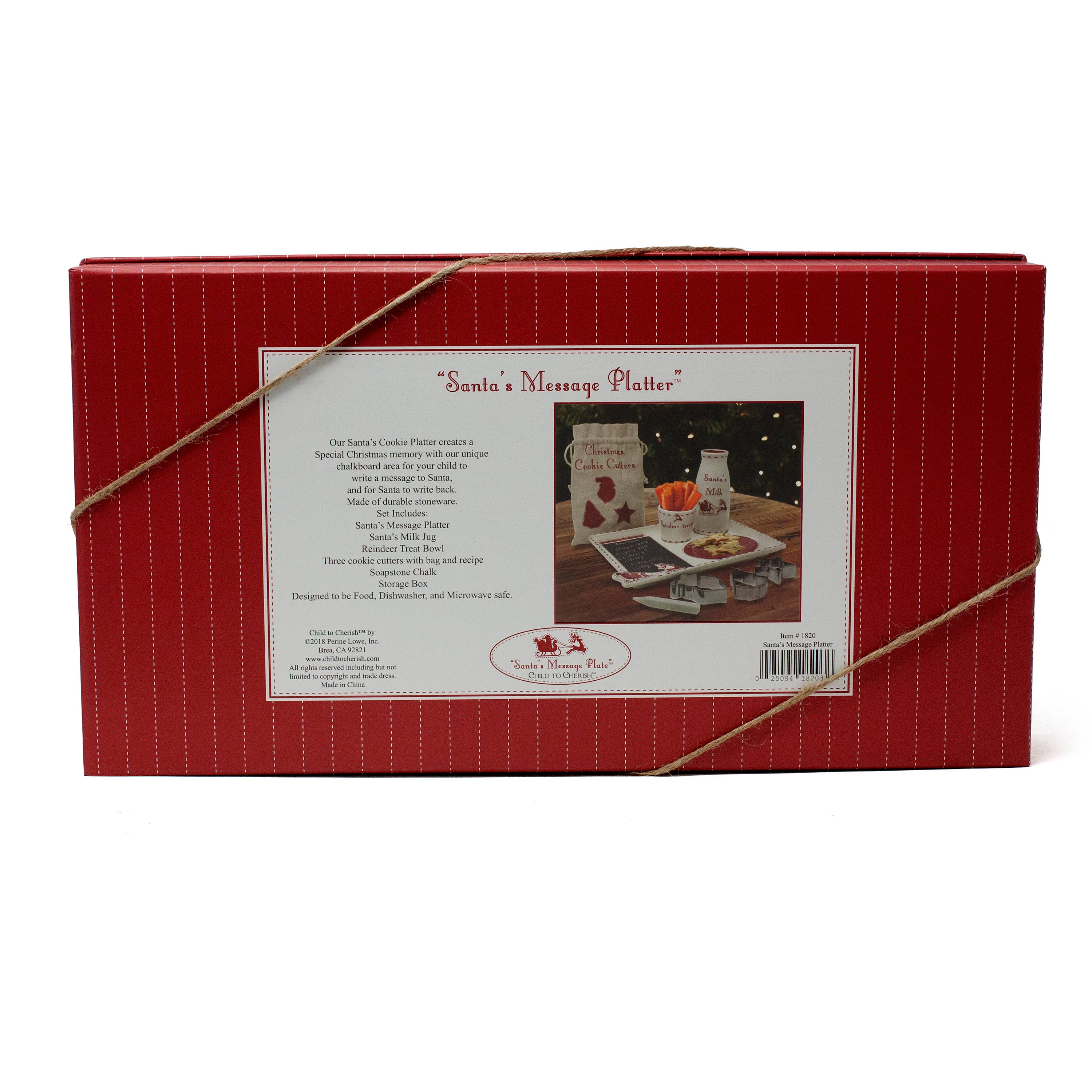 Child To Cherish® - Wholesale Christmas Decoration - Santa's Cookie Platter with Cutters6