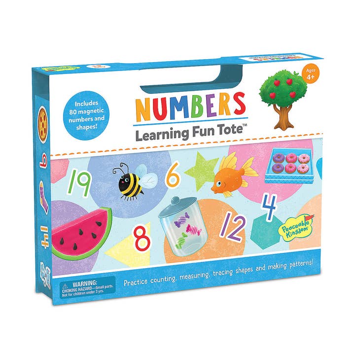Learning Fun Tote: Numbers for wholesale by MindWare & Peaceable Kingdom