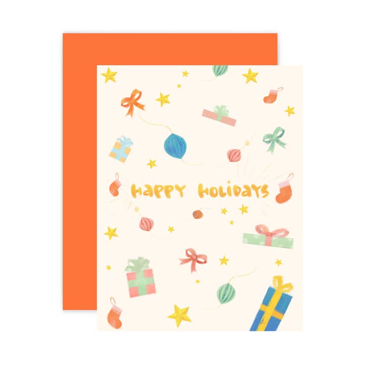 Holiday Gifts Card for wholesale by The Little Red House