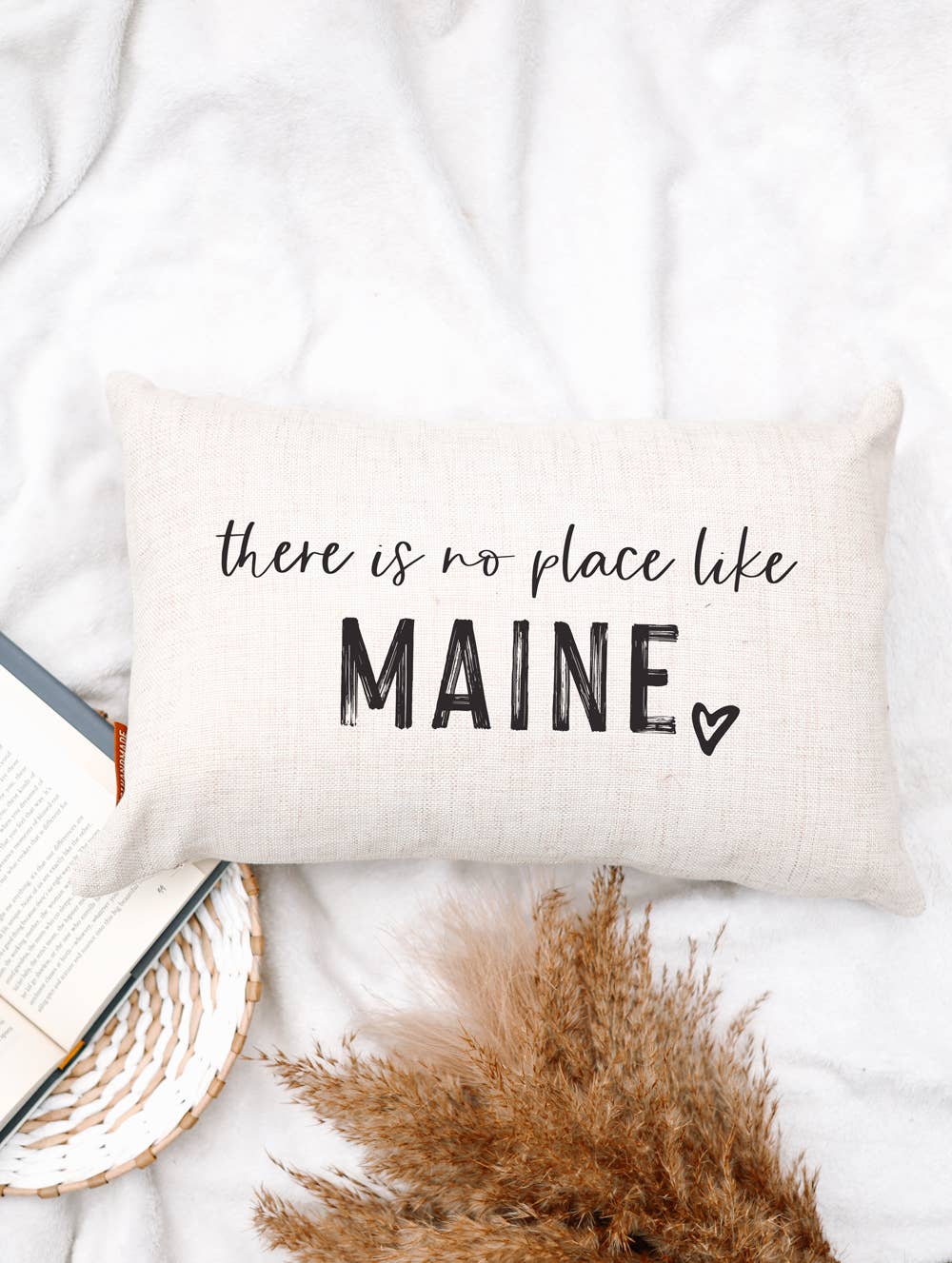 521handmade - Wholesale Throw/Decorative Pillow - Maine State Pillow - Custom Location Christmas1