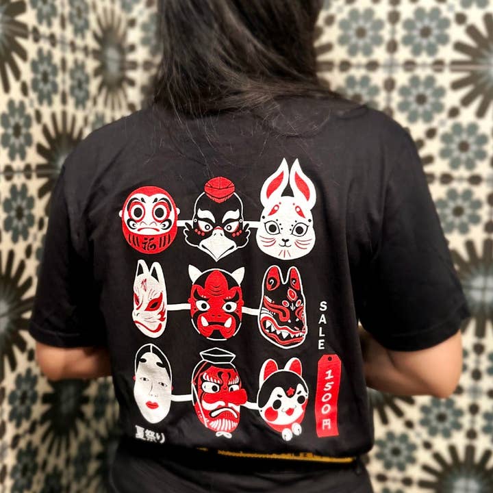 Matsuri Masks Tee for engroshandel hos Bandage Brigade