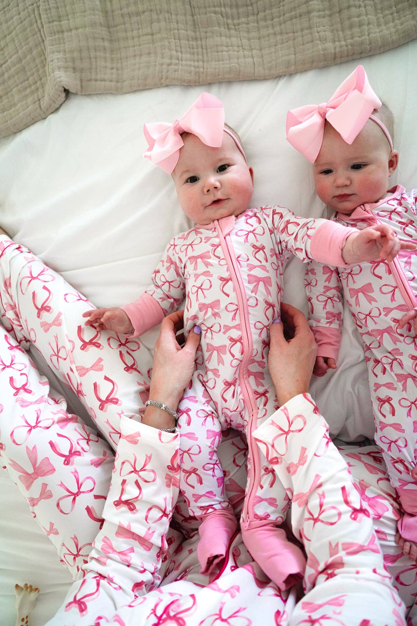 KENZKUSTOMZ - Wholesale Sleepsuit - Baby - Bows - Bamboo Sleeper13