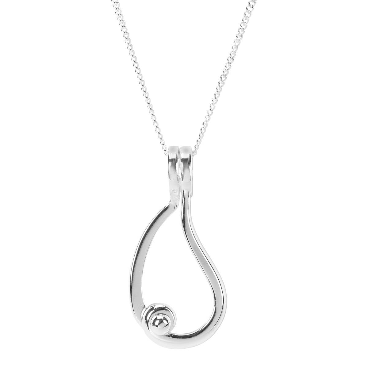 Dicksons - Vendita all'ingrosso Espositori e vetrine per gioielli - Collana con porta anelli «No Tears In Heaven', con catena da 61 cm (SP)1